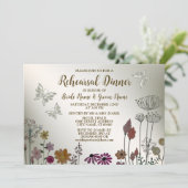 リハーサルディナーウェディングパーティーフカラフルァーラー 招待状 (スタンド正面)