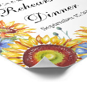 リハーサルディナーウェルカムポスターサイン ポスター (角)