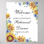 リハーサルディナーウェルカムポスターサイン ポスター (正面)