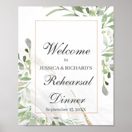リハーサルディナーウェルカムポスター ポスター