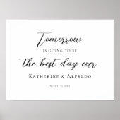 リハーサルディナーエレガント書道へようこそ ポスター (正面)