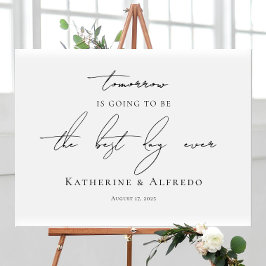 リハーサルディナーエレガント書道へようこそ ポスター