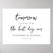 リハーサルディナーエレガント書道へようこそ ポスター (正面)