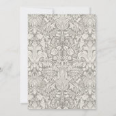 リハーサルディナーカスタマイズ可能なテンプレート招待状 招待状 (裏面)