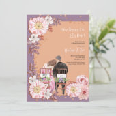 リハーサルディナーカップル招待状 招待状 (スタンド正面)