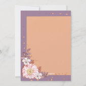 リハーサルディナーカップル招待状 招待状 (裏面)