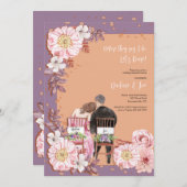 リハーサルディナーカップル招待状 招待状 (正面/裏面)