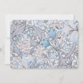 リハーサルディナーゴールデンリリーエレガントモリス 招待状 (裏面)