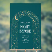 リハーサルディナーシテリアティール(緑がかった色)歓迎 アクリルサイン (ニュートラル)