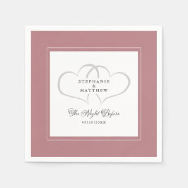 リハーサルディナーダスティーバラの前夜 スタンダードカクテルナプキン