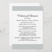 リハーサルディナーテンプレート 招待状 (正面/裏面)