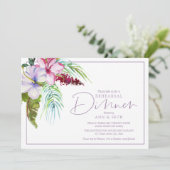 リハーサルディナートロピカルフローラ招待状 招待状 (スタンド正面)