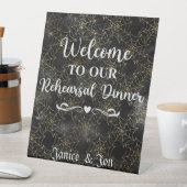 リハーサルディナーハロウィーンへようこそ結婚 台座サイン (インサイチュ)
