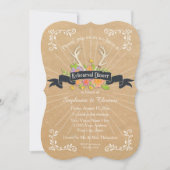 リハーサルディナーパーティーアントラーワイルドフラワースターバスト 招待状 (正面)