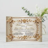 リハーサルディナーパーティーゴールデン華美ディモンド 招待状 (スタンド正面)