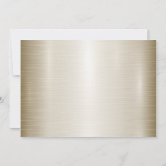 リハーサルディナーパーティーゴールデン華美ディモンド 招待状 (裏面)