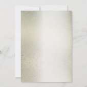 リハーサルディナーパーティー水カラー金ゴールドユーカリ 招待状 (裏面)