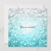 リハーサルディナービーチグラデーショングリッター灯 招待状 (裏面)