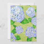 リハーサルディナーブルーアジャランジアレースフローラ 招待状 (裏面)