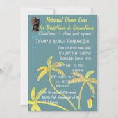 リハーサルディナールアウ(ハワイ式宴会) 招待状 (正面)