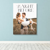 リハーサルディナー前夜のフレームキャンバス キャンバスプリント (インサイチュ (ウッドフロア))