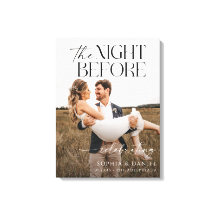 リハーサルディナー前夜のフレームキャンバス