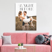 リハーサルディナー前夜のフレーム付きキャンバス キャンバスプリント (インサイチュ (リビング))