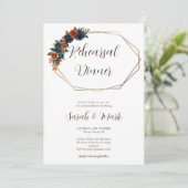 リハーサルディナー招待状テンプレート 招待状 (スタンド正面)