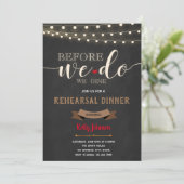 リハーサルディナー招待状 招待状 (スタンド正面)