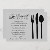 リハーサルディナー招待状 招待状 (正面/裏面)