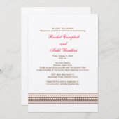 リハーサルディナー招待状 招待状 (正面/裏面)