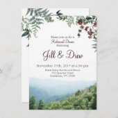 リハーサルディナー招待状-秋の結婚式 招待状 (正面/裏面)