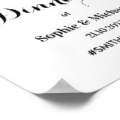 リハーサルディナー白黒へようこそ ポスター (角)