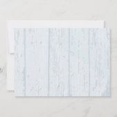 リハーサルディナー素朴メイソンジャールガーベラデイジー 招待状 (裏面)