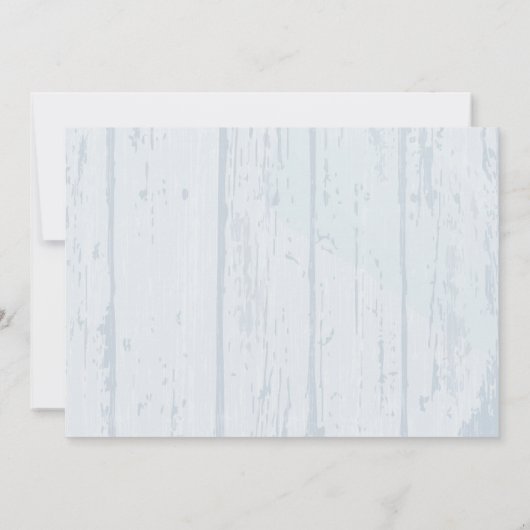 リハーサルディナー素朴メイソンジャールガーベラデイジー 招待状 (裏面)