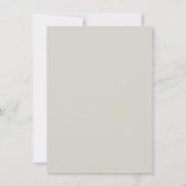 リハーサルディナー金ゴールド&グリーン招待状 招待状 (裏面)