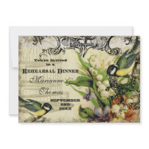 リハーサルディナー - イエローソングバードケージ フラワーズ