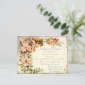 リハーサルディナー インビテーションポストカード (スタンド正面)