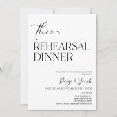 リハーサルディナー ウェディングリハーサルディナー 招待状 (正面)