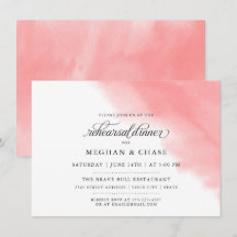 リハーサルディナー |コーラルバラの水彩