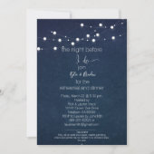 リハーサルディナー/パーティの招待状/スターリー招待状 招待状 (正面)