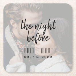 リハーサルディナー フォトコースター スクエアペーパーコースター