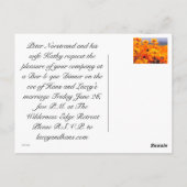 リハーサルディナー ポストカード (裏面)