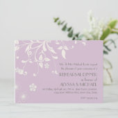 リハーサルディナー – モダンフローラスワールフローリッシュ 招待状 (スタンド正面)