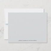 リハーサルディナー – ワイルドフラワーズ&メイソンジャー 招待状 (裏面)