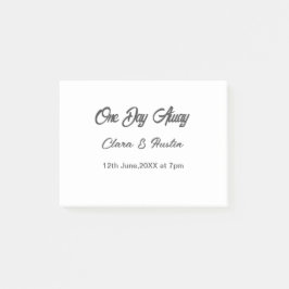 リハーサルディナー 前夜の名前の夜 ポストイット