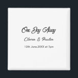 リハーサルディナー 前夜の名前の夜 マグネット<br><div class="desc">デザイン</div>