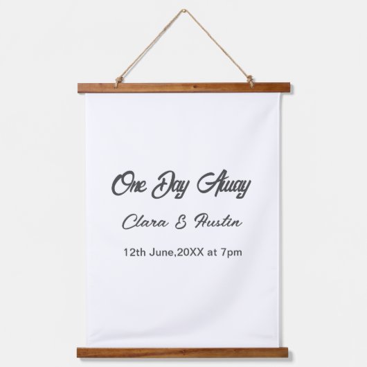 リハーサルディナー 前夜の名前の夜 吊り下げ型タペストリー (正面)