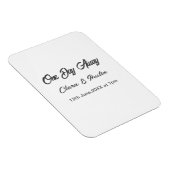 リハーサルディナー 前夜の名前付き マグネット (右側)