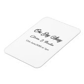 リハーサルディナー 前夜の名前付き マグネット (左側)